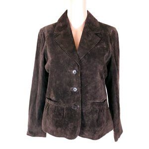 Pursuits, Itd Women Genuine Leather Jacket Button Front Size SP - NWT